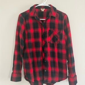 Woolrich Red and Black Checkered Shirt